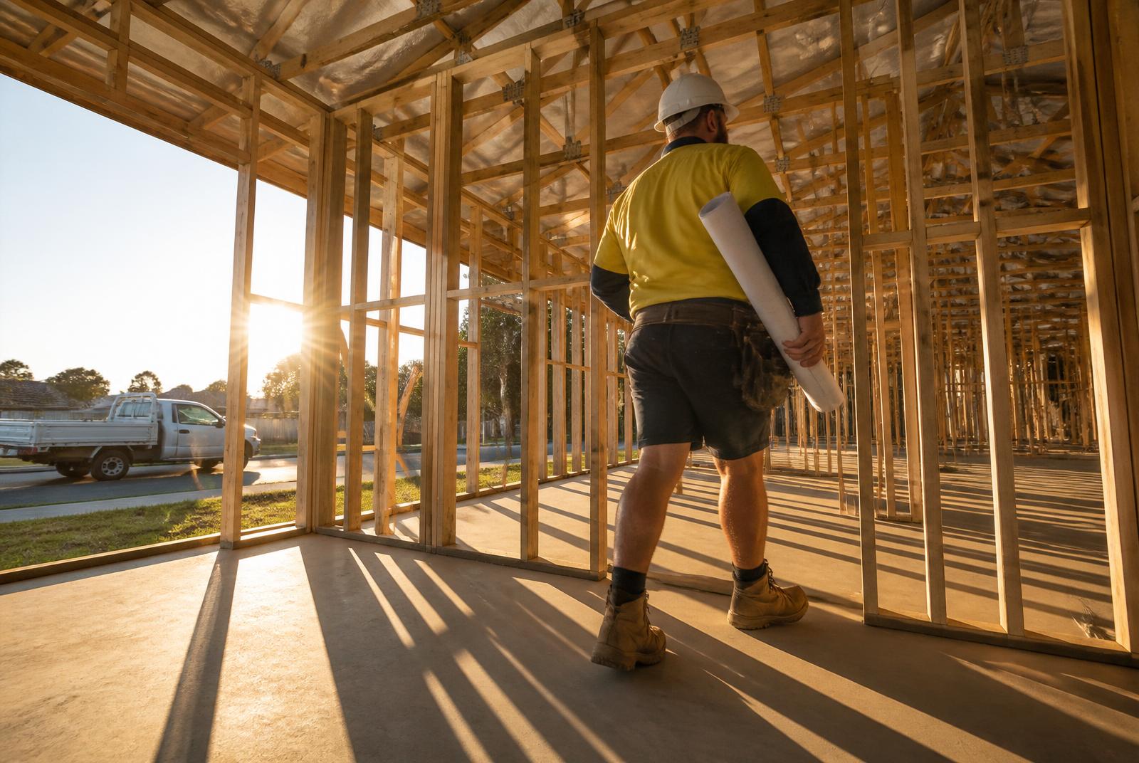 Builders at work