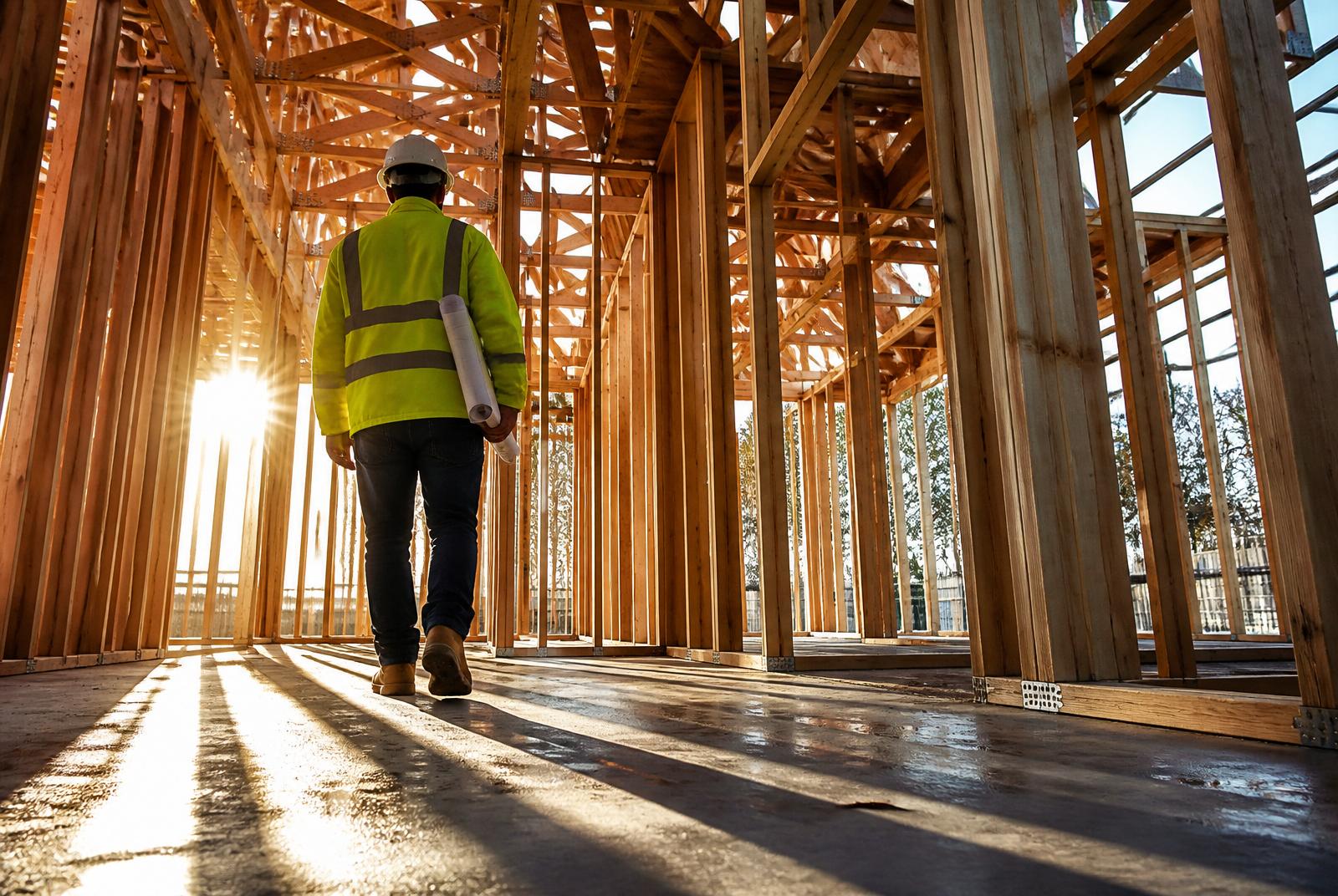 Australian builders at work