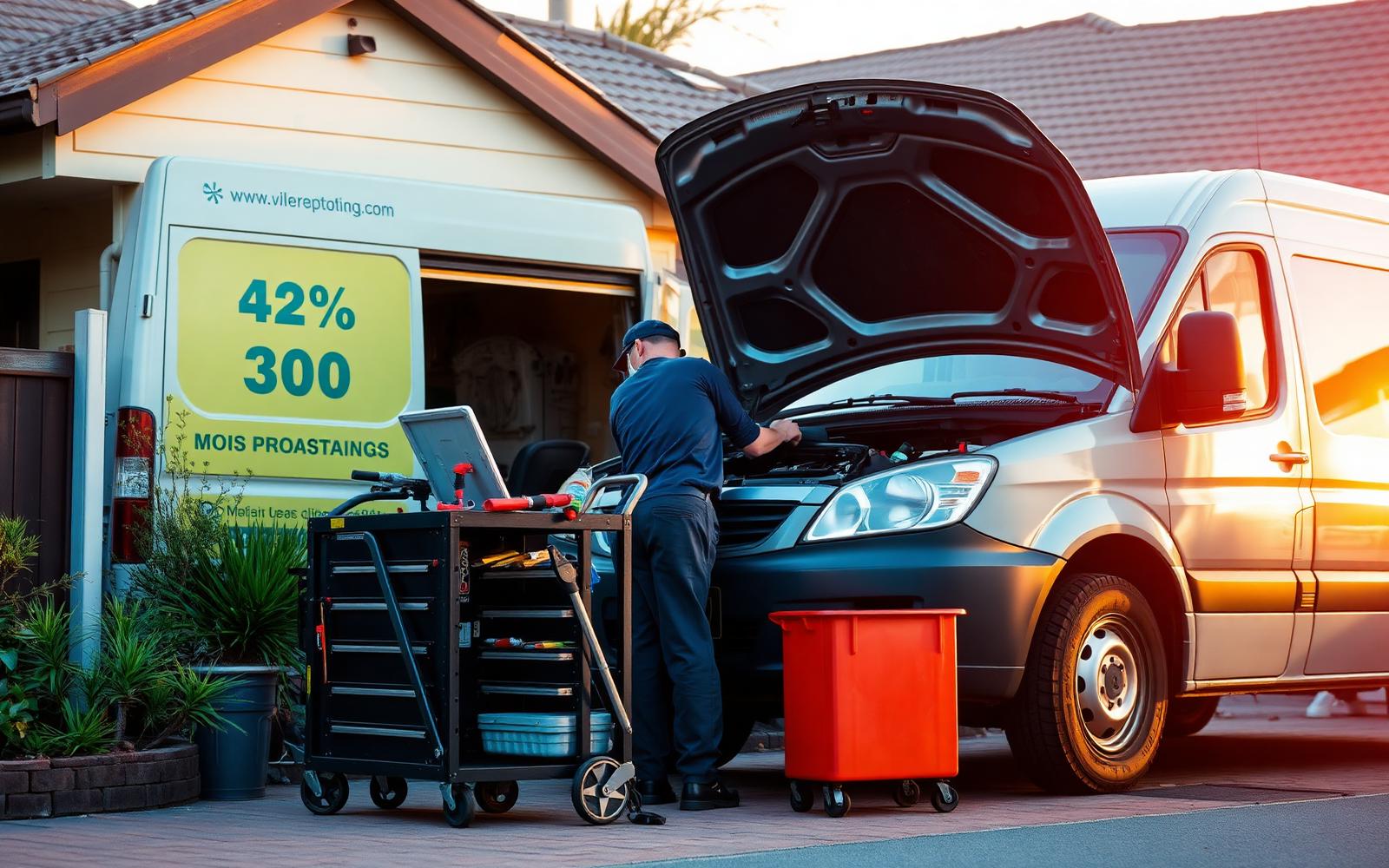 Australian mobile mechanics at work