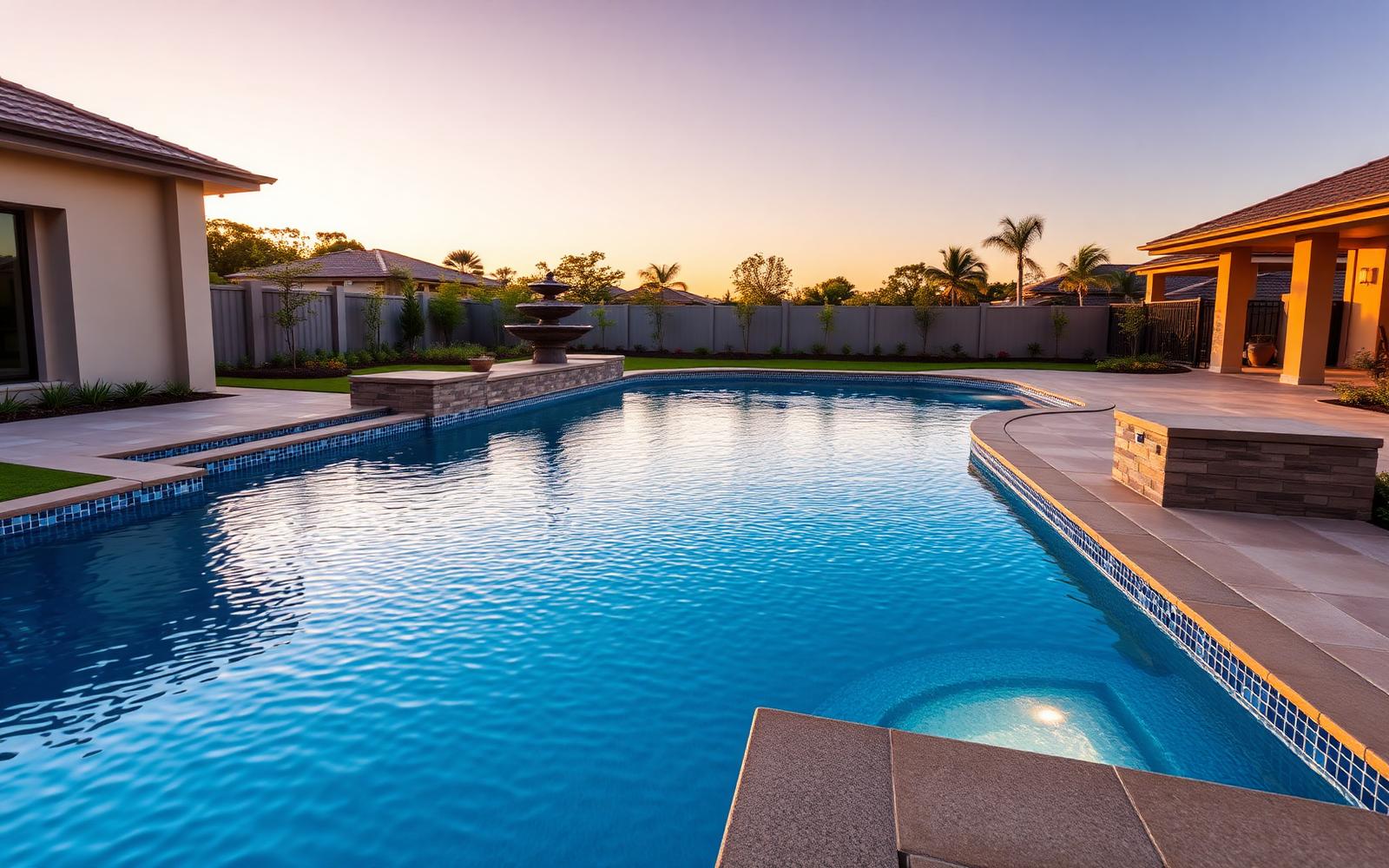 Australian pool builders at work